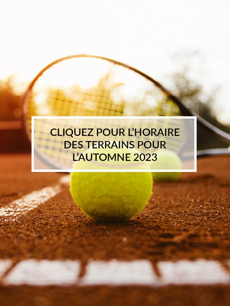 Tennis pour sale